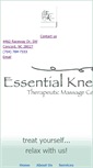 Mobile Screenshot of essentialkneadsconcord.com